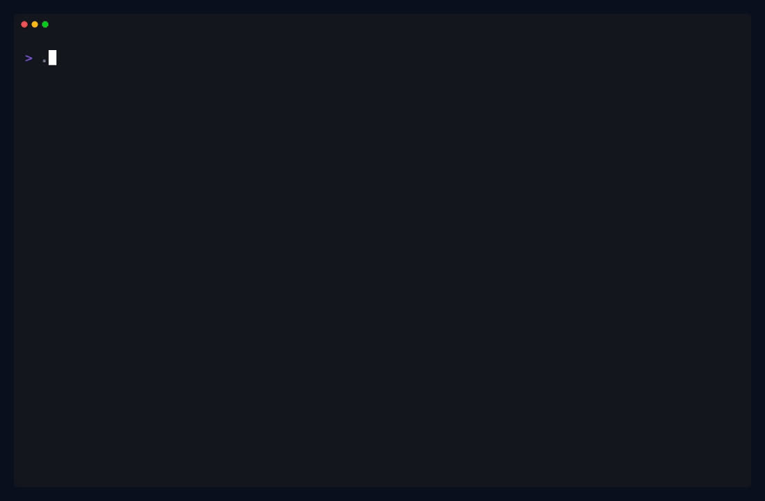 grind CLI demo: running ./bin/quest --pretty in a terminal.